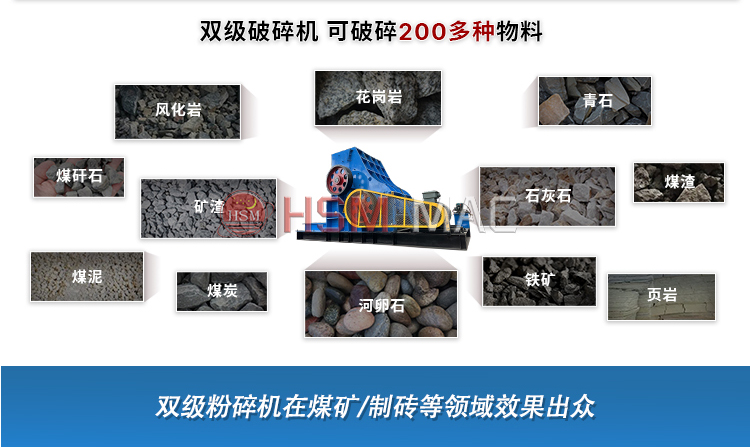 煤礦用粉碎機(jī)適用物料
